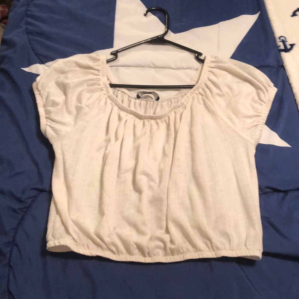 Cute white crop top